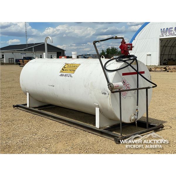 FUEL TANK W/FILL-RITE PUMP ON SKID