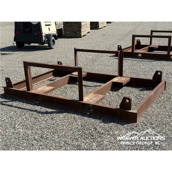 (2) CUSTOM BUILT FORKLIFT/CRANE LIFTING SKIDS