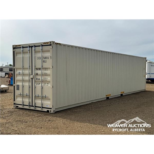 2025 8 X 40 FT. ONE WAY SHIPPING CONTAINER