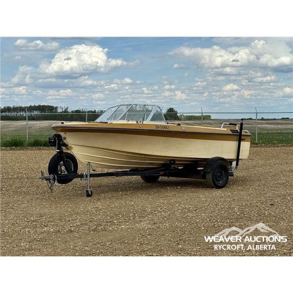 1975 LARSON V-175 17.5 FT. GLASSPAR INBOARD BOAT