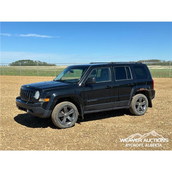 2015 JEEP PATRIOT 4 DOOR SPORTS UTLILITY VEHICLE