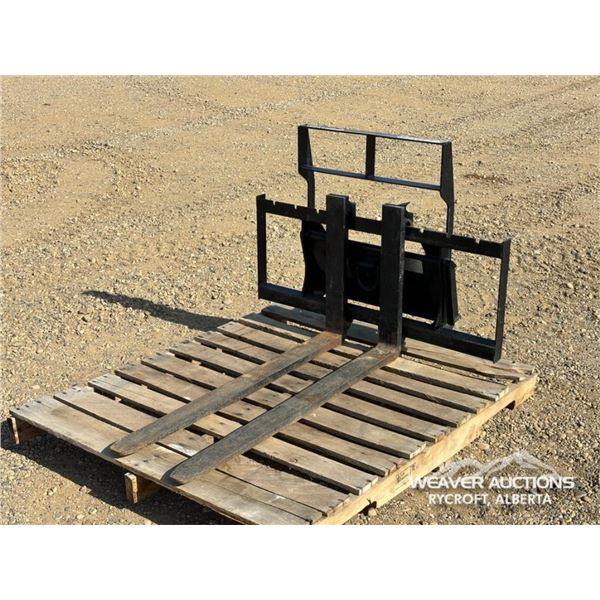 2016 BRADCO MINI SKID STEER PALLET FORKS