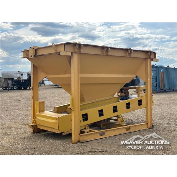 FEEDER WITH LAYDOWN GRIZZLY ELECTRIC CONVEYOR