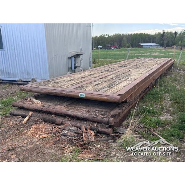 (4) 8 X 40 FT. STEEL RIG MATS