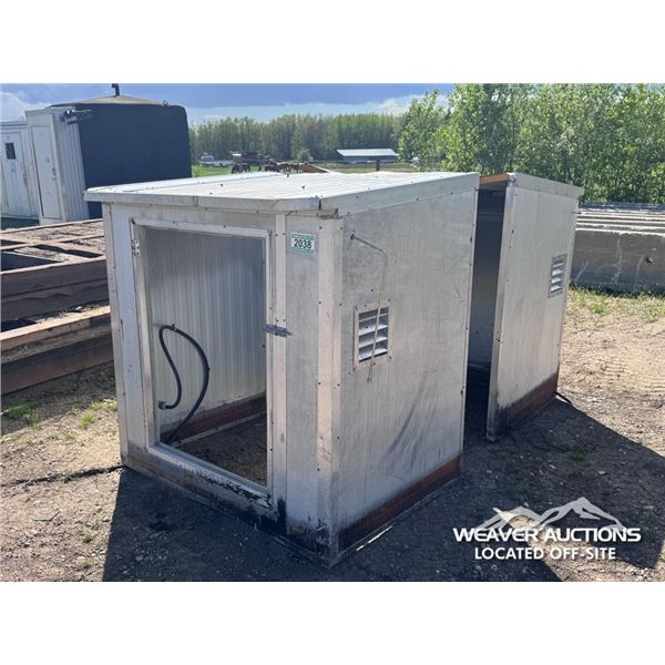INSULATED 2 PIECE SHED