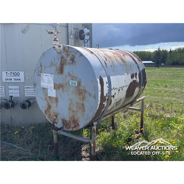 METHANOL TANK ON STAND