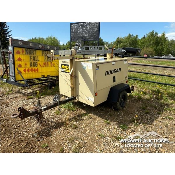 2012 DOOSAN 6 KW LIGHT TOWER