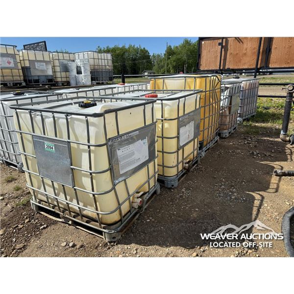 (5) PLASTIC TOTES