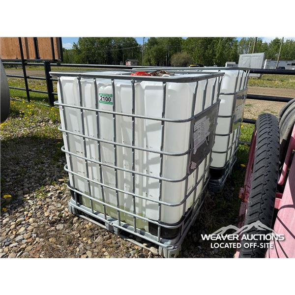 (2) PLASTIC TOTES