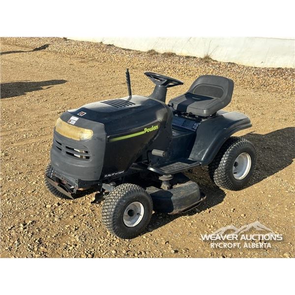 POULAN RIDE ON LAWN MOWER