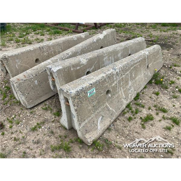 (4) CEMENT CORNER BLOCKS