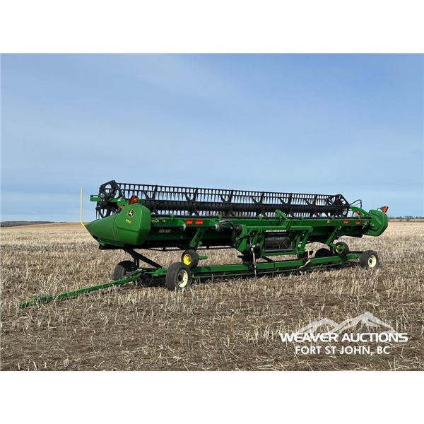 2017 JOHN DEERE 635D STRAIGHT CUT DRAPER HEADER