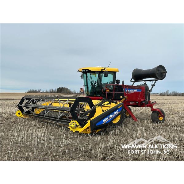 2014 NEW HOLLAND SPEEDROWER 200 25 FT. SWATHER