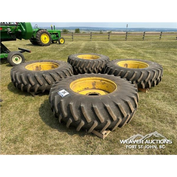 (4) FIRESTONE 520/85R38 SPRAYER TIRES & RIMS