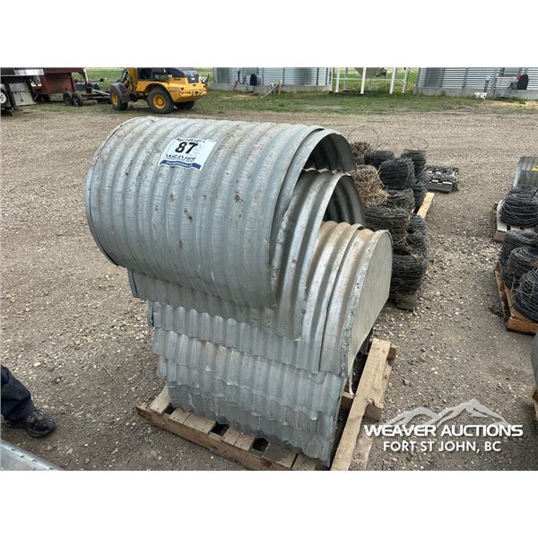 HALF ROUND AERATION TUBES