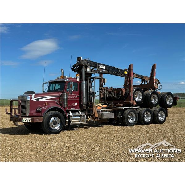 2002 FREIGHTLINER TRI DRIVE SELF LOADING LOG TRUCK