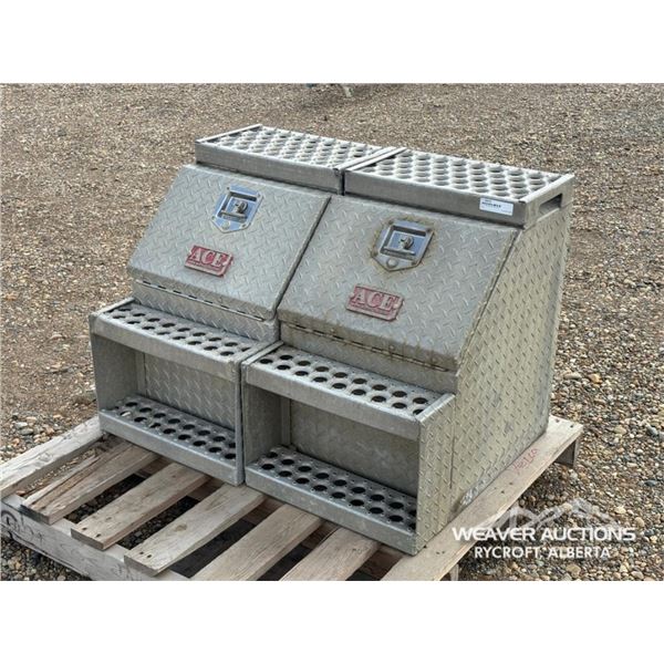 (2) ACE ALUMINUM STEP BOXES