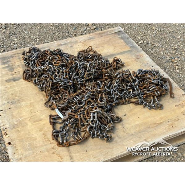 SET OF 11-22.5 TRIGG TRUCK TIRE CHAINS
