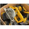 Image 7 : BOLT BIN W/ ASSORTED DEWALT TOOLS & PLANER