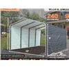 Image 1 : TMG 12 X 20 FT. METAL GARAGE CARPORT SHED