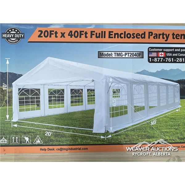 TMG 20 X 40 FT. ENCLOSED PARTY TENT