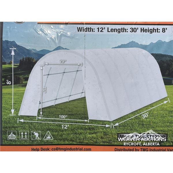 TMG 12 X 30 FT. STORAGE SHELTER