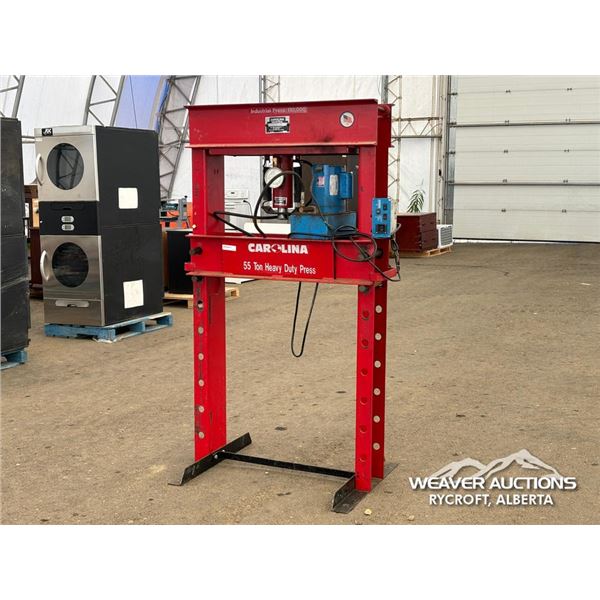 CAROLINA 55 TON HYDRAULIC PRESS