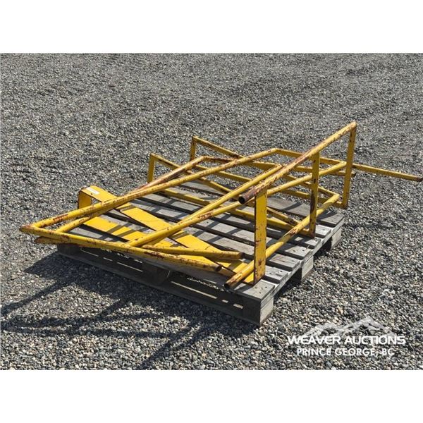 STEEL MEZZANINE RAIL AND GATE