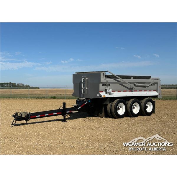 2018 MIDLAND SK3100 TRIDEM DUMP PUP TRAILER