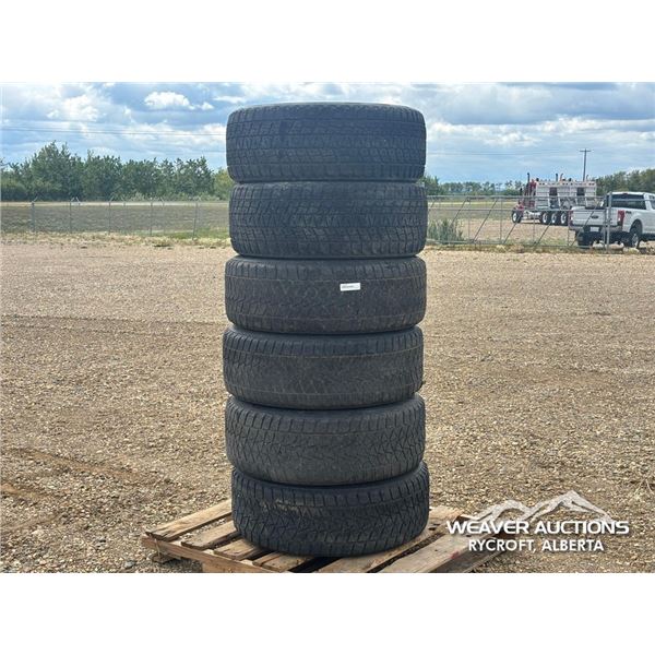 (4) ART RIMS WITH (6) BRIDGESTONE BLIZZAK TIRES