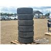 Image 2 : (4) ART RIMS WITH (6) BRIDGESTONE BLIZZAK TIRES