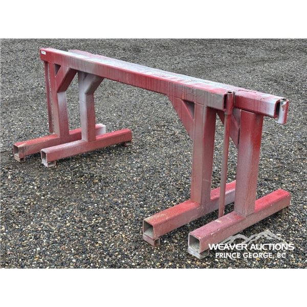 (2) 7 FT. METAL SAW HORSES