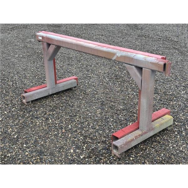 (2) 7 FT. METAL SAW HORSES