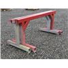 Image 4 : (2) 7 FT. METAL SAW HORSES