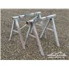 Image 4 : (2) STEEL SAW HORSES