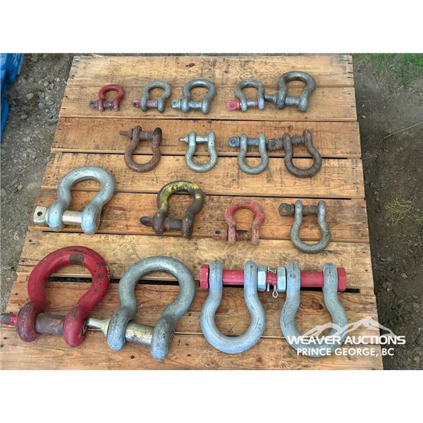QUANTITY OF ASSORTED SHACKLES