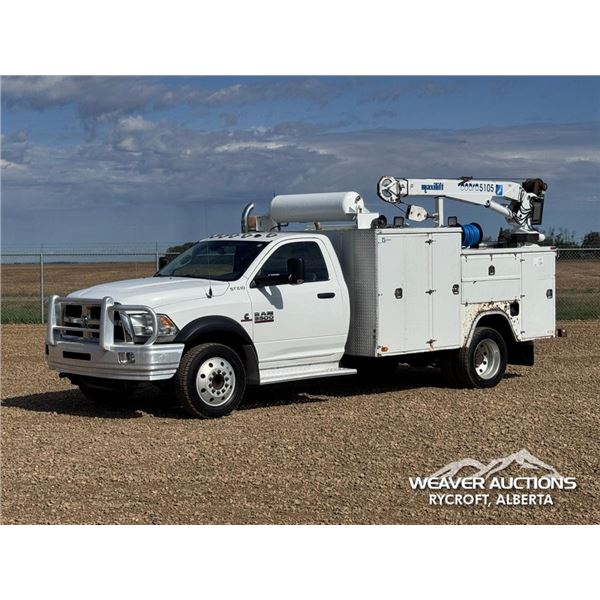 2014 RAM 5500HD SINGLE CAB S/A SERVICE TRUCK