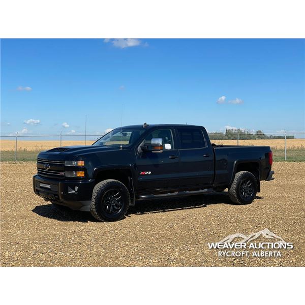 2017 CHEVROLET 2500 Z71 4X4 CREW CAB PICKUP