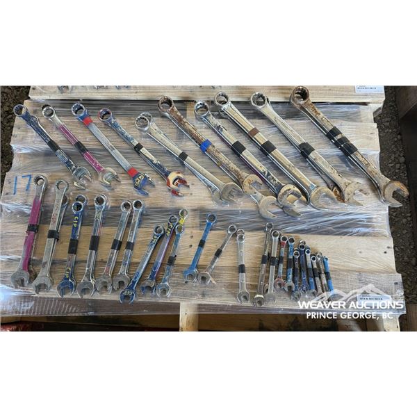 QUANTITY OF COMBO WRENCHES