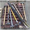 Image 1 : (7) SLEDGE HAMMERS & (5) WRECKING BARS