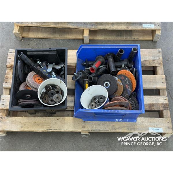 ASSORTED GRINDING DISCS