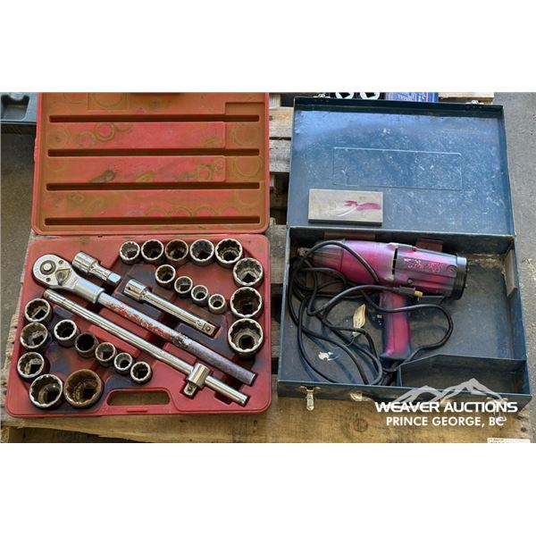 3/4 DRIVE SOCKET SET & ELECTRIC IMPACT