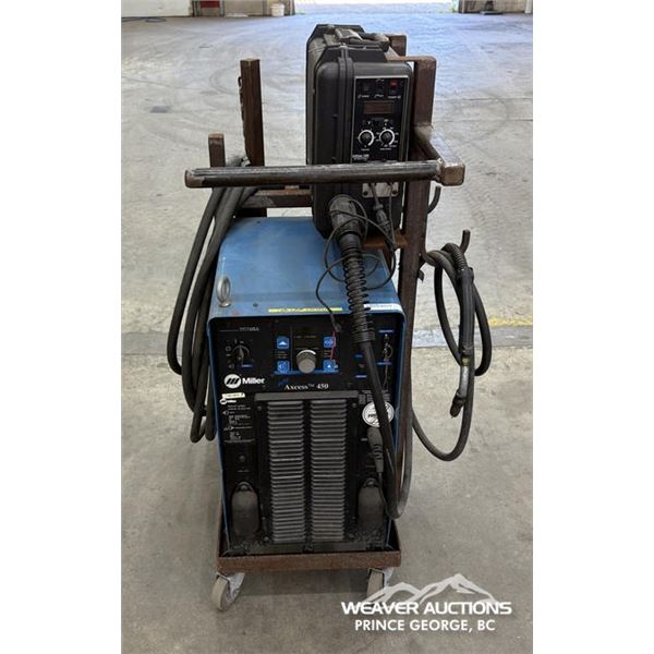 MILLER AXCESS 450 & SUITCASE 12RC 24 WIRE FEED