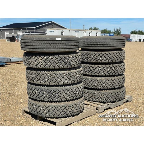 (10) TRUCK TIRES & RIMS