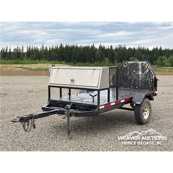 1992 DANCHUK 10 FT. S/A FLAT DECK TRAILER