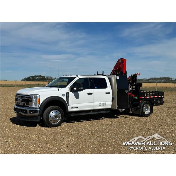 2023 FORD F550 XLT CREW CAB BOOM TRUCK