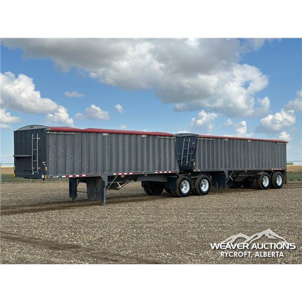 1990 DOEPKER B-TRAIN GRAIN TRAILERS