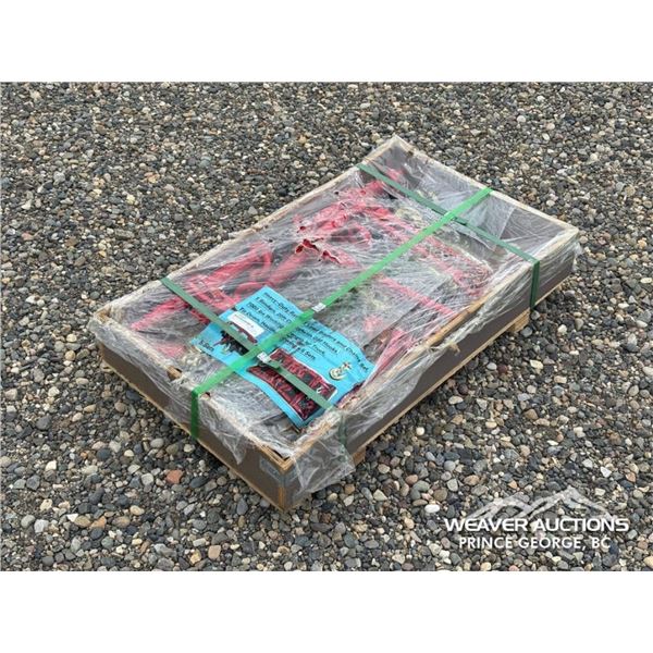 HEAVY DUTY RACHET LOAD BINDERS AND CHAIN SET