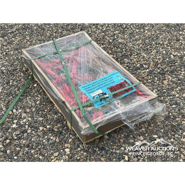 HEAVY DUTY RACHET LOAD BINDERS AND CHAIN SET