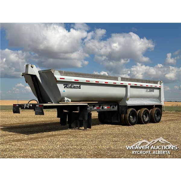 2009 MIDLAND MG35SL3000 TRIDEM END DUMP TRAILER
